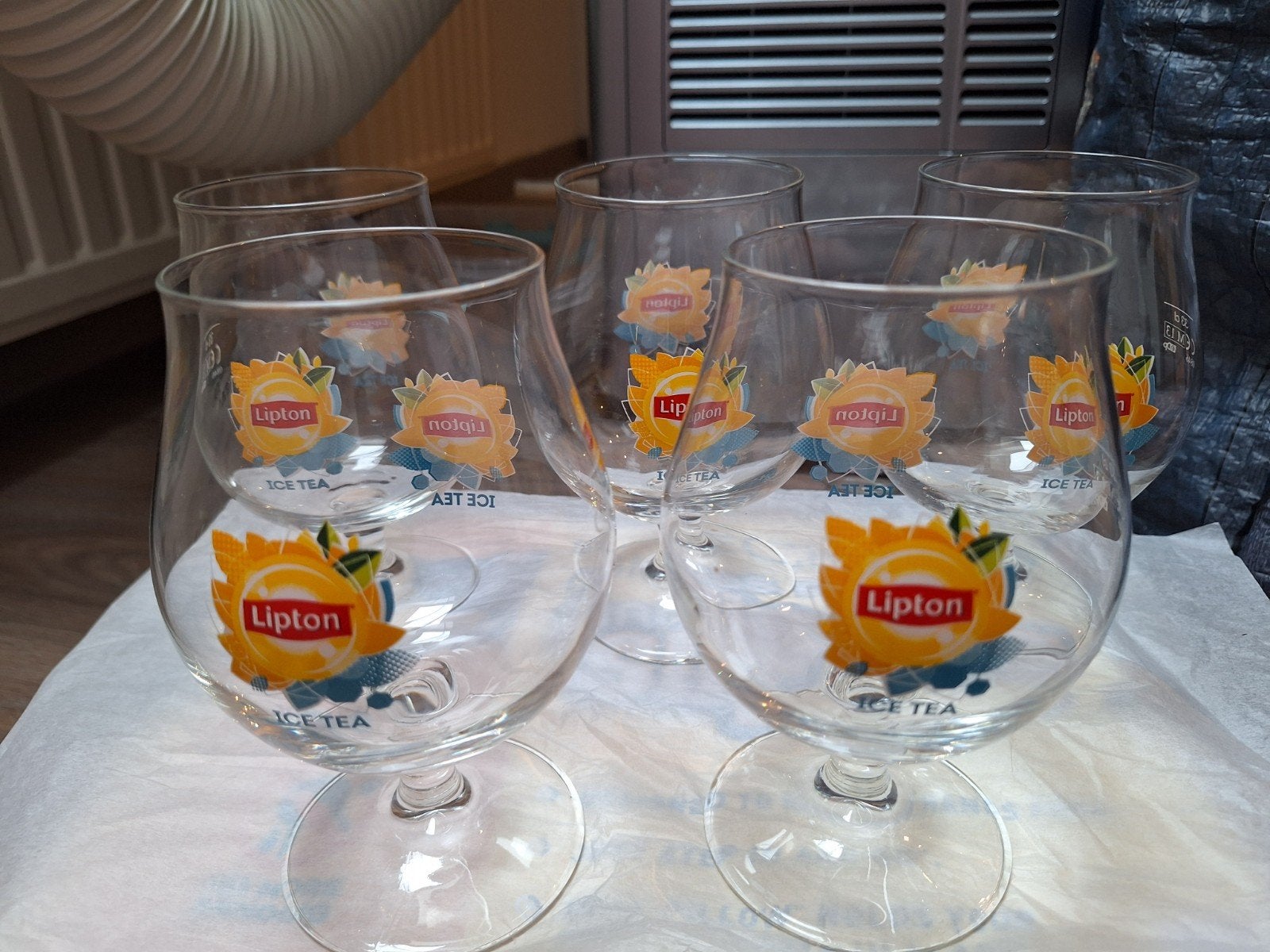 Lipton glazen, Verzamelen, Ophalen