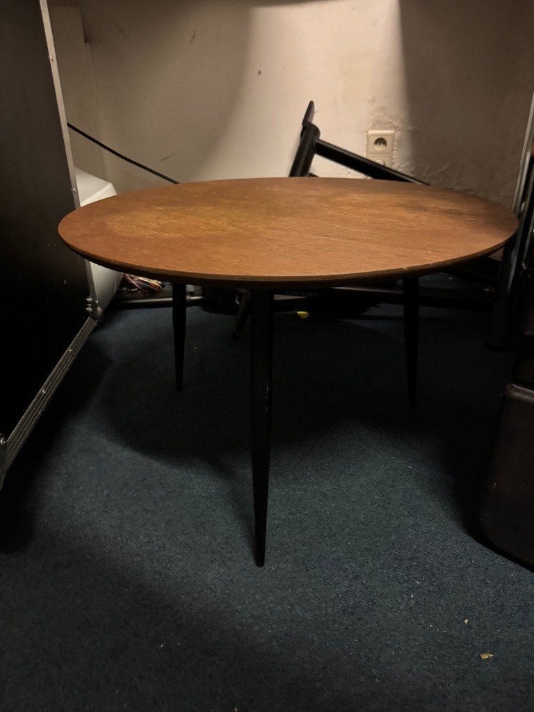 Houten tafeltje, Ophalen, Minder dan 45 cm, Gebruikt, Rond