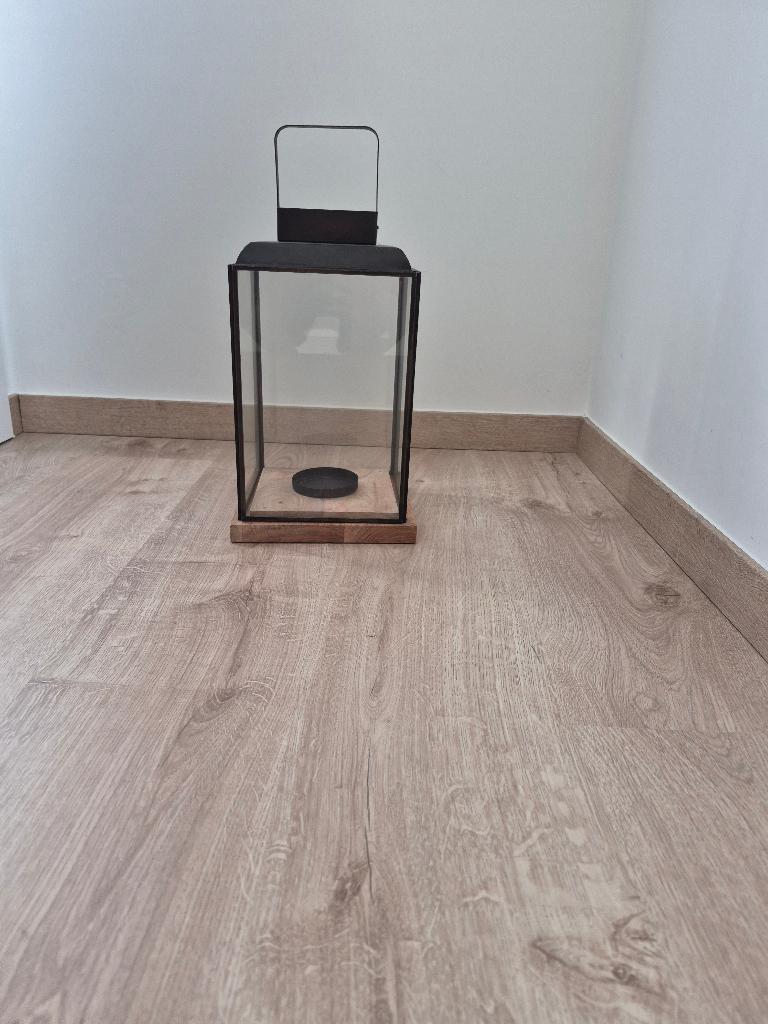 Glazen stolp voor kaars, Huis en Inrichting, Woonaccessoires | Stolpen, Ophalen, Zo goed als nieuw