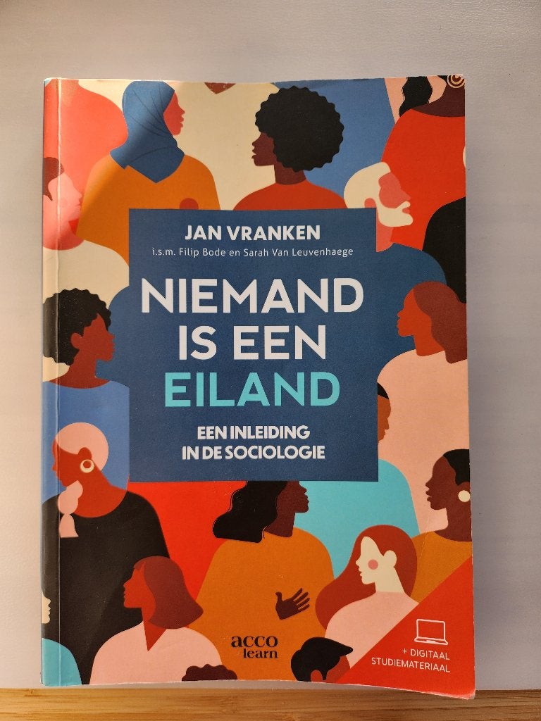 Niemand is een eiland, Boeken, Studieboeken en Cursussen, Ophalen of Verzenden, Gelezen, Hoger Onderwijs, Acco