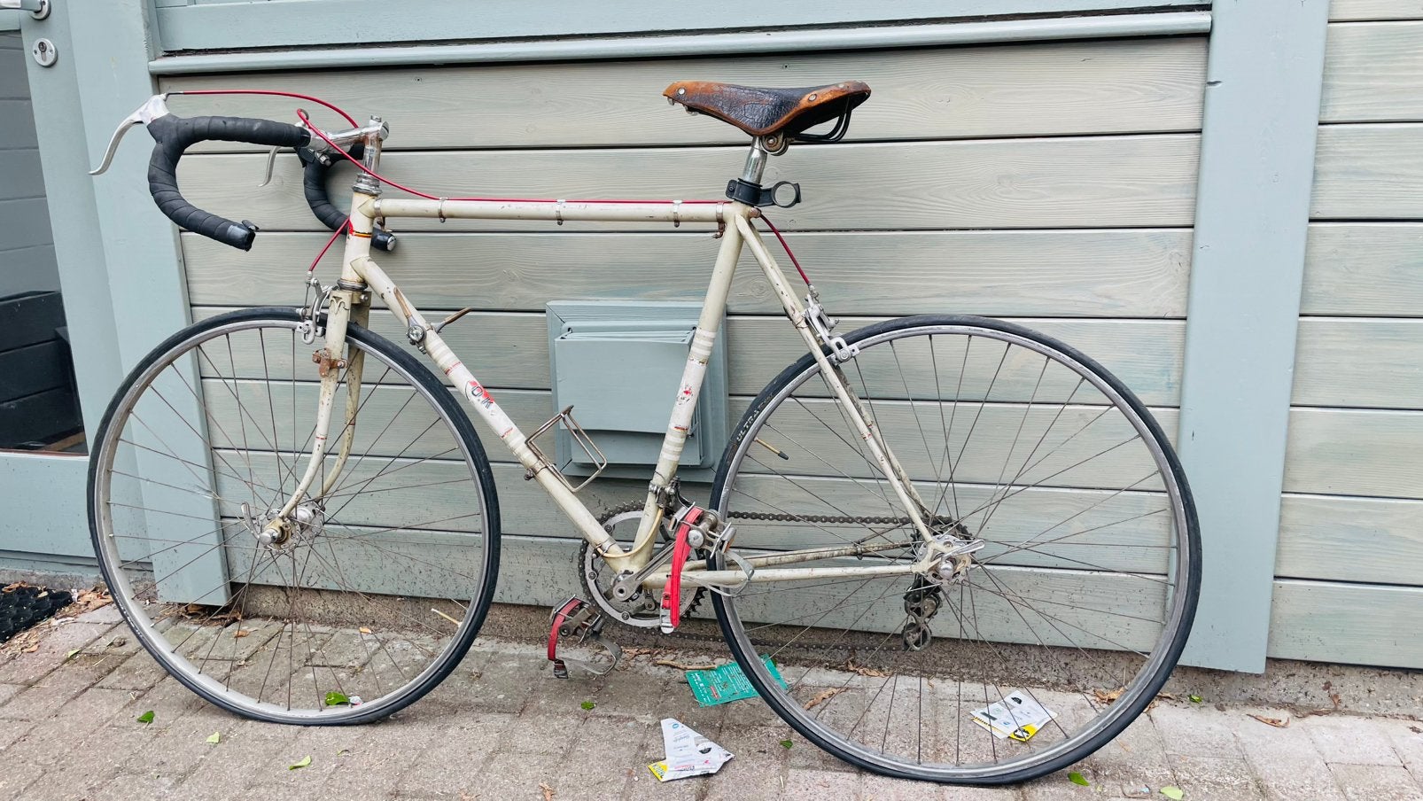 vintage koersfiets, Fietsen en Brommers, Fietsen | Racefietsen, Ophalen, Gebruikt, Overige merken