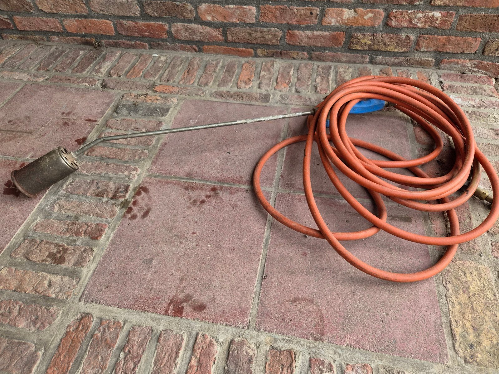 Roofing/onkruidbrander, Ophalen, Gebruikt