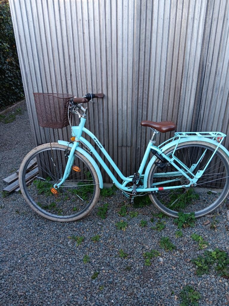 Meisjesfiets, Frein sur jante, Enlèvement, 26 pouces ou plus, Elops ( Decathlon )