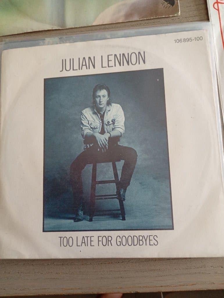 Julian Lennon - Too late for goodbyes, Gebruikt, Verzenden, 7 inch, Fotohoes