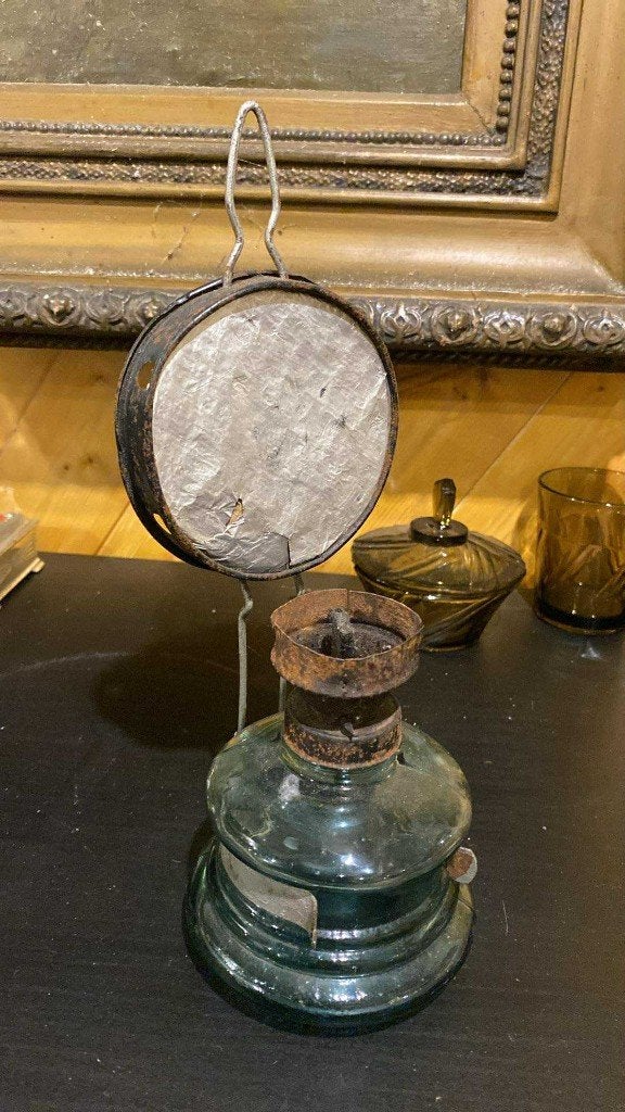 Ancienne lampe à pétrole, Antiquités & Art, Enlèvement ou Envoi