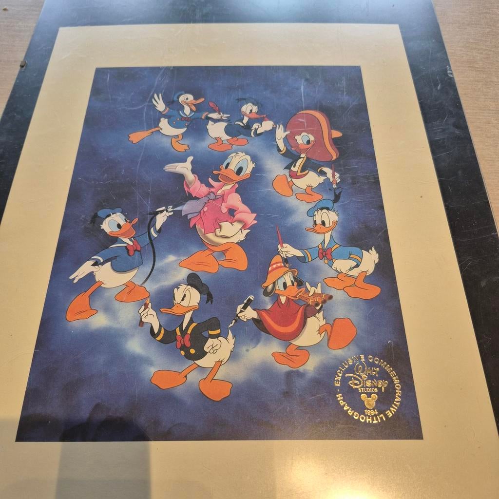 Disney litho evolutie Donald, Enlèvement