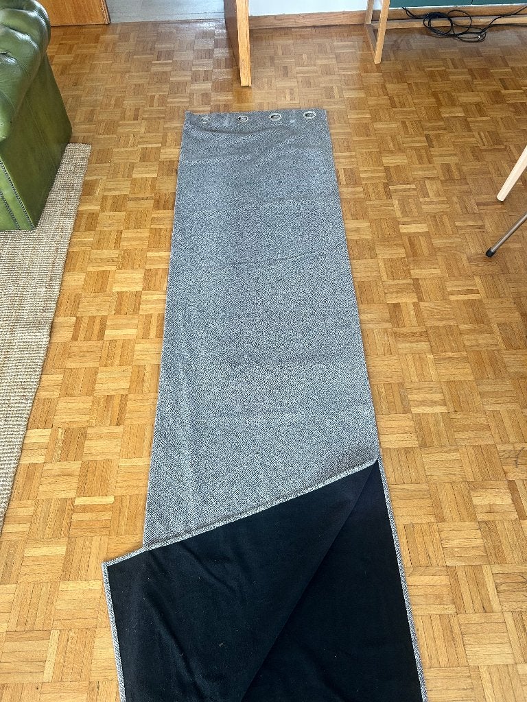 Thermische verduisterende gordijnen grijs 140  260 cm, Overige merken, Nieuw, Ophalen of Verzenden, Isolerend
