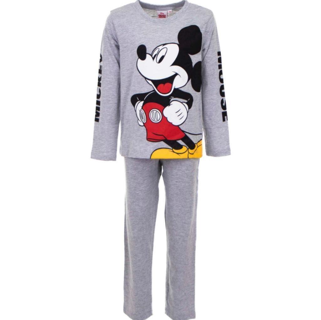Mickey Mouse Pyjama - Grijs - Maat 128 - Disney - Katoen, Enfants & Bébés, Vêtements enfant | Taille 128, Garçon, Enlèvement ou Envoi