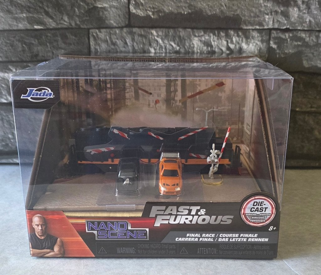 fast and furious Train Scene Diorama, Neuf, Enlèvement ou Envoi, Voiture, Jada toys