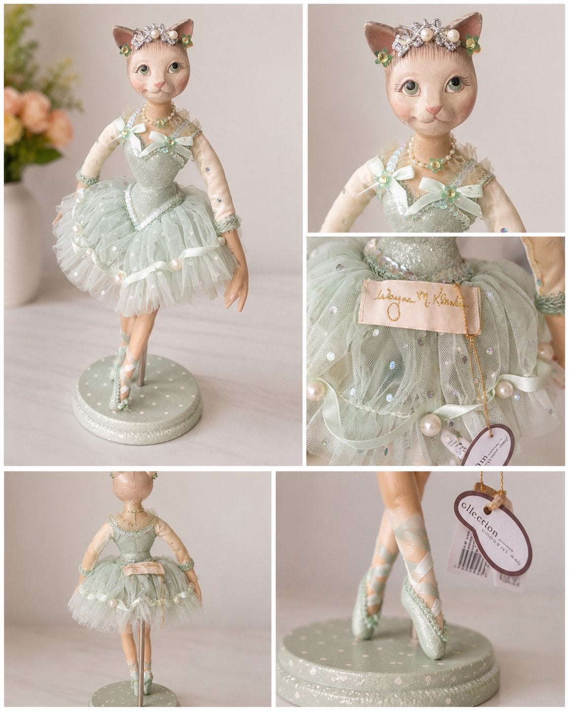 Karen M. Kluba Kat Ballerina Collectible Doll - Original, Verzamelen, Ophalen of Verzenden, Zo goed als nieuw