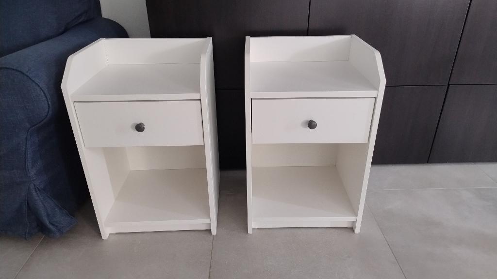 2 Nachtkastjes, Comme neuf, Moins de 45 cm, Enlèvement, 55 à 70 cm