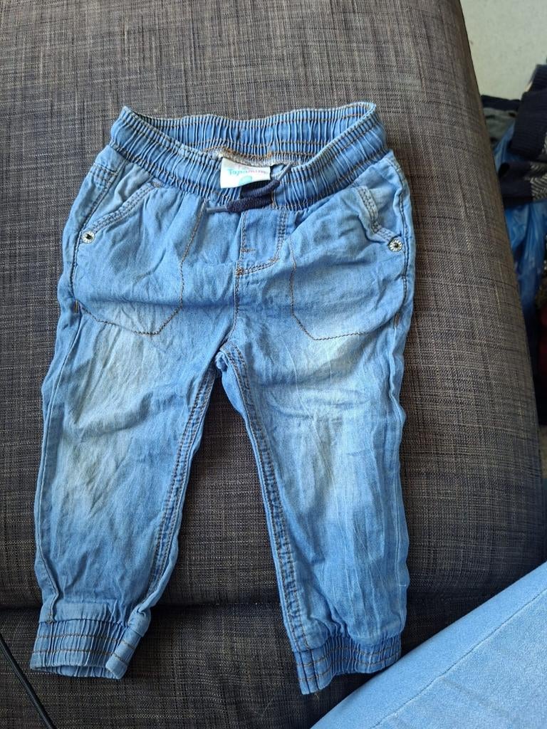 Blauwe jongens jeans, Enfants & Bébés, Vêtements de bébé | Taille 80, Enlèvement