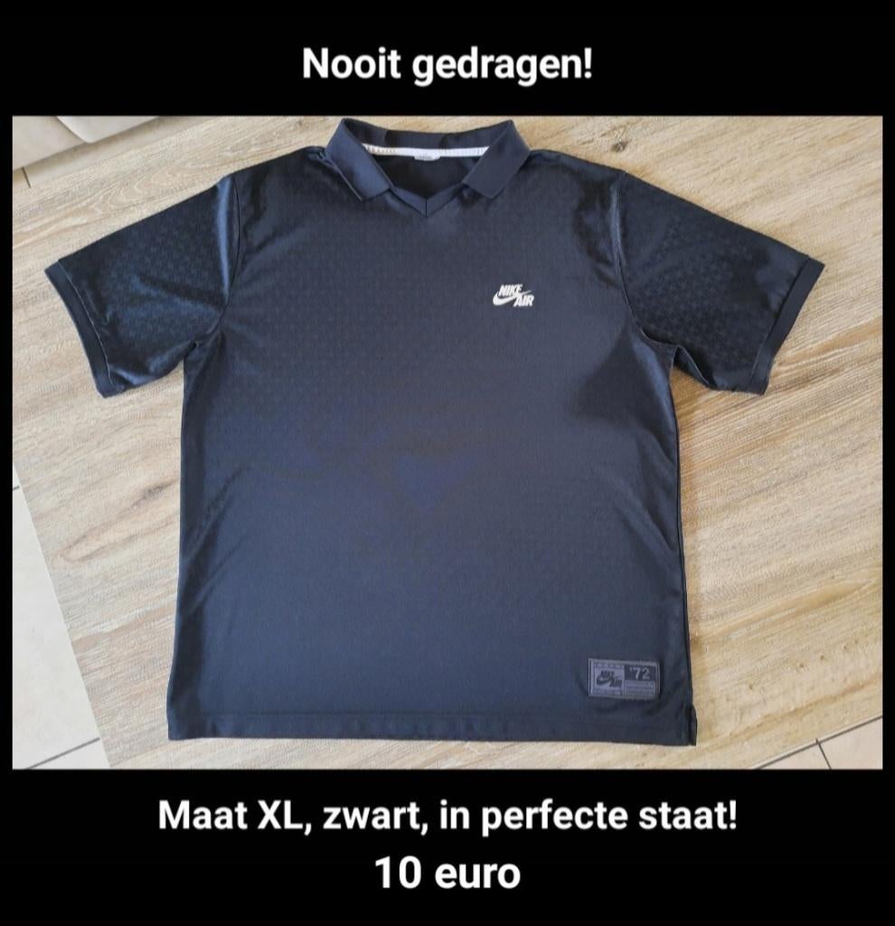 Authentiek NIKE (sport)shirt, zwart, XL, in nieuwstaat., Kleding | Heren, Sportkleding, Ophalen, Zwart, Maat 56/58 (XL), NIKE
