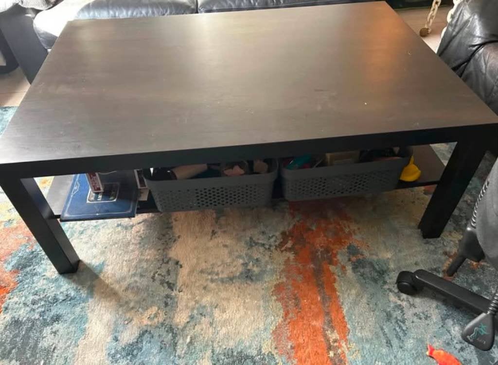 salontafel IKEA 118x78x46 DRINGEND, Ophalen, Zo goed als nieuw