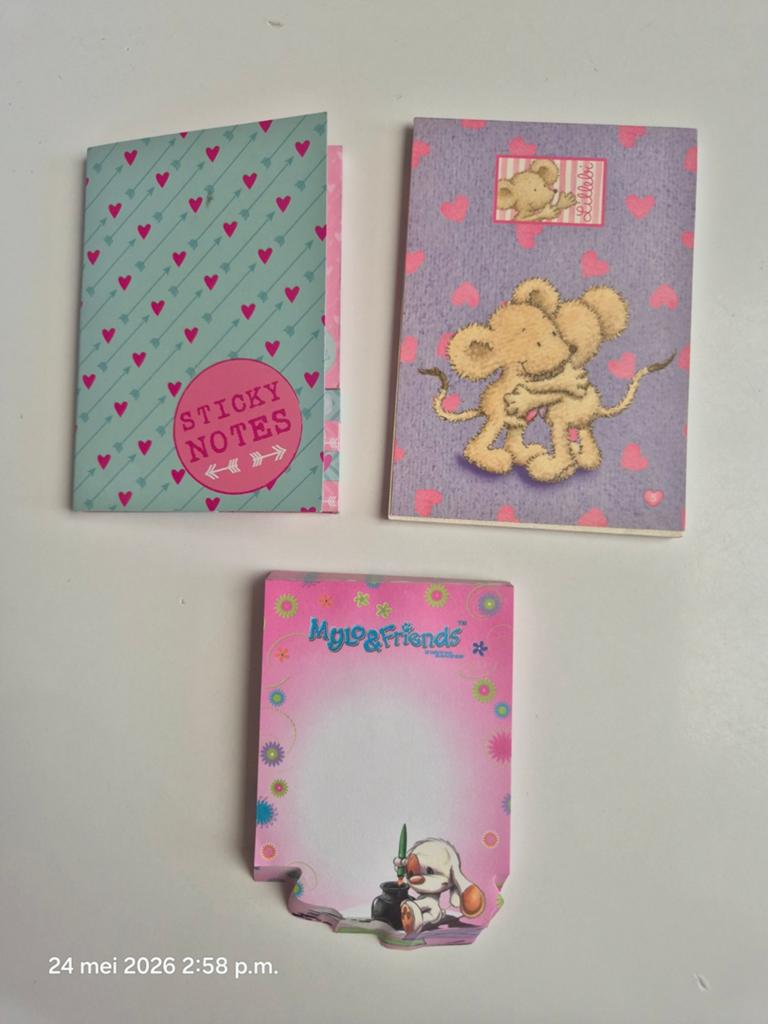Notitieboekjes en stickerboekje, Diversen, Notitieboeken, Ophalen of Verzenden
