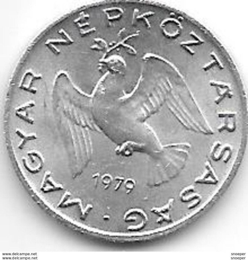 hungary 10 filler 1979 km 572 UNC, Verzenden, Hongarije, Losse munt