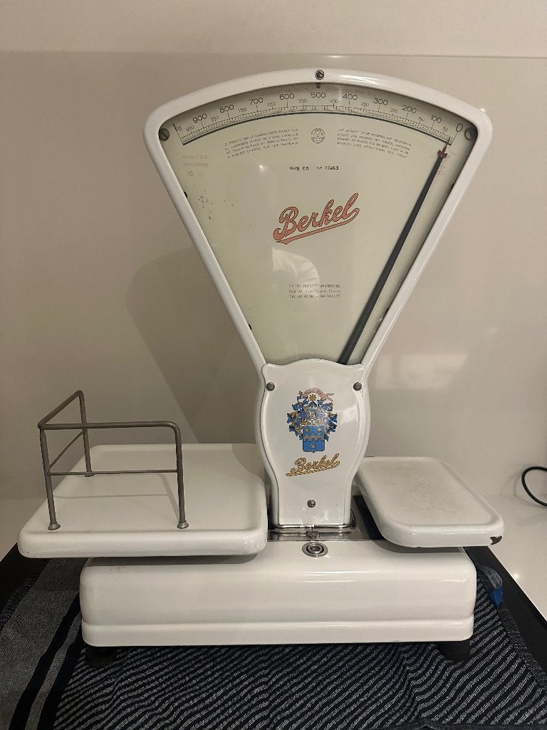Berkel weegschaal, Elektronische apparatuur, Weegschalen, Ophalen, Gebruikt, Analoog