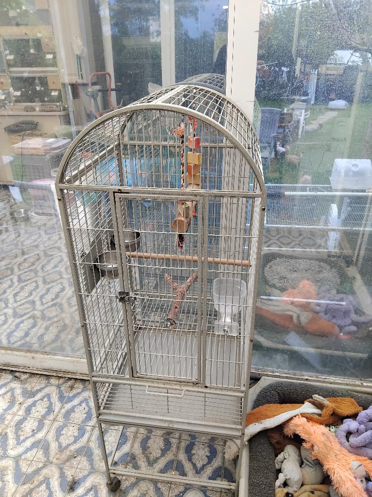 Petite cage volière, Enlèvement, Comme neuf, Métal, Volière