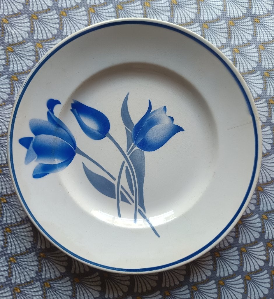 Frans vintage bord, Antiquités & Art, Antiquités | Céramique & Poterie, Envoi