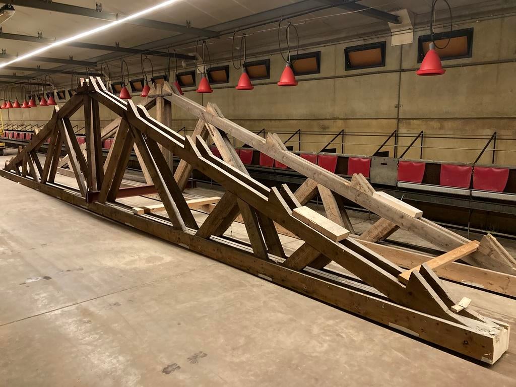 Houten spanten, Doe-het-zelf en Bouw, Hout en Planken, Gebruikt, Ophalen