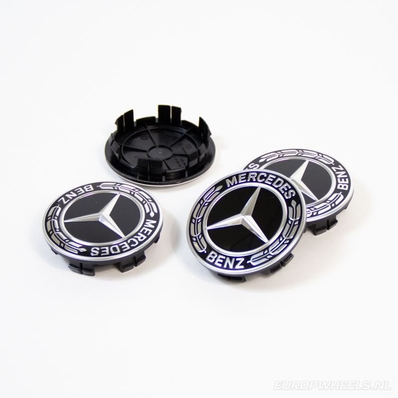 Capuchon de moyeu avec logo Mercedes (lot) 75 mm A1674015900, Neuf, -, -, -