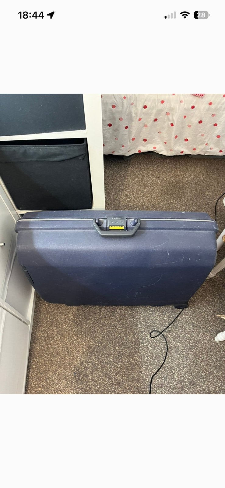 Samsonite reiskoffer, Ophalen, Gebruikt