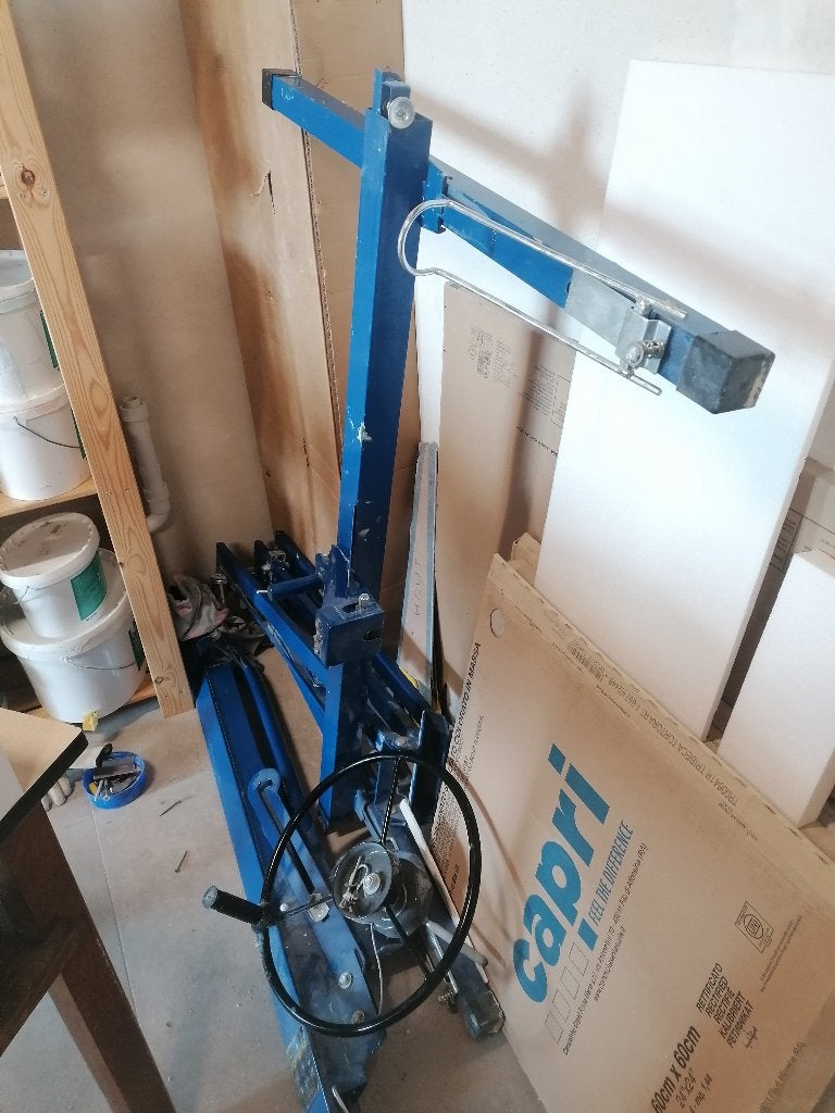 Vezelplaatlift, Ophalen, Gebruikt