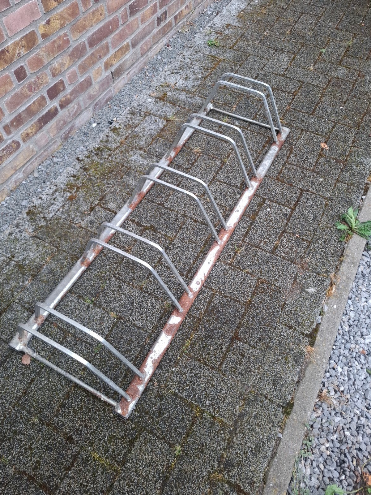 Fietsenrek 5 fietsen, Fietsen en Brommers, Ophalen, Gebruikt