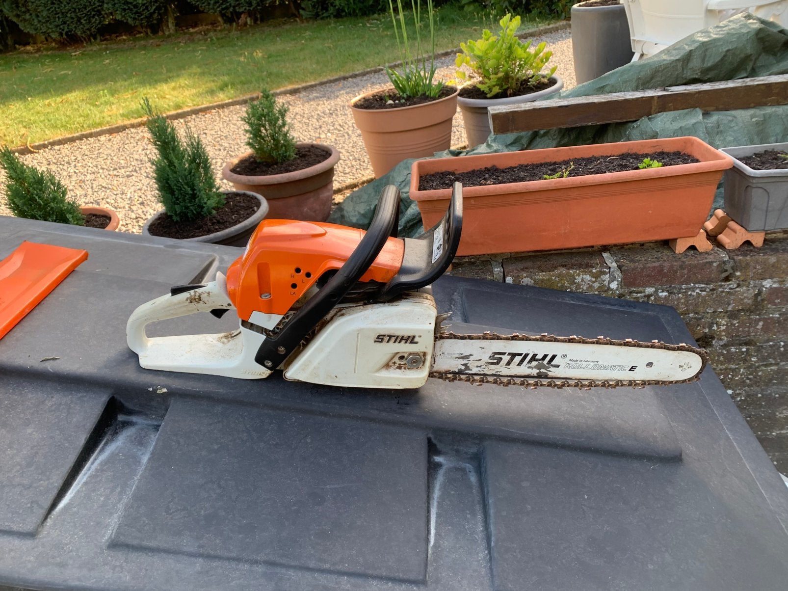 Kettingzaag sthil, Tuin en Terras, Ophalen of Verzenden, Zo goed als nieuw
