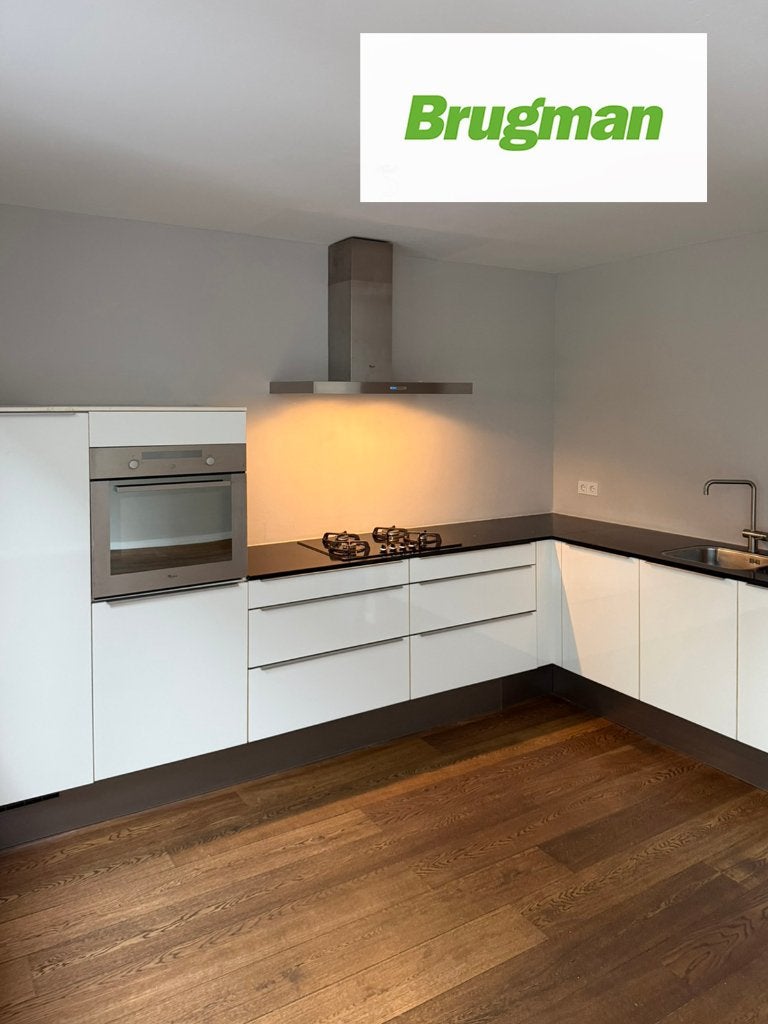 Complete Brugman L keuken, wit met apparatuur - duurzaam, Ophalen, Gebruikt, Wit, Hoekkeuken