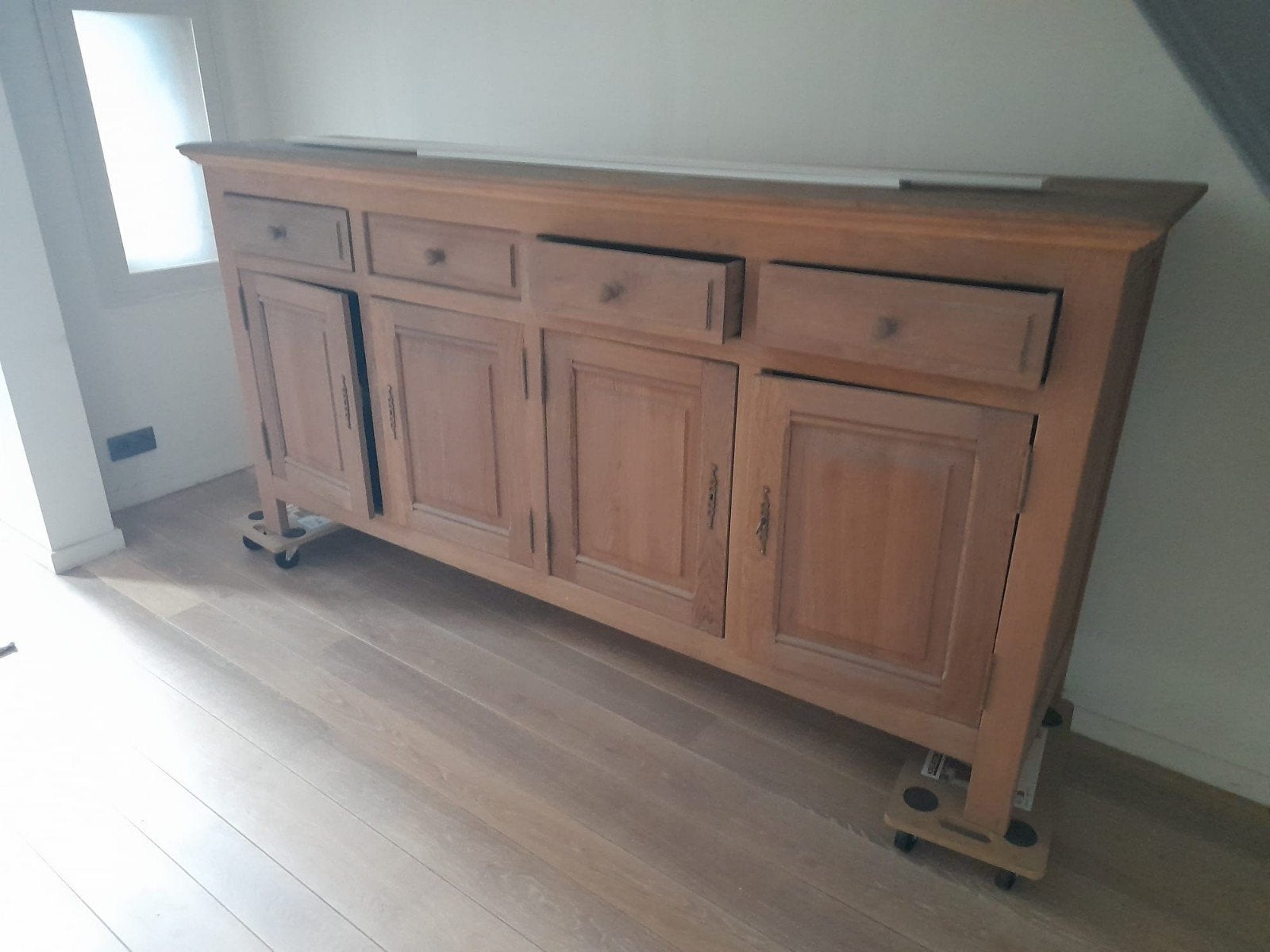 dressoir eik, Huis en Inrichting, Ophalen, Met lade(s), Rustiek, Eikenhout
