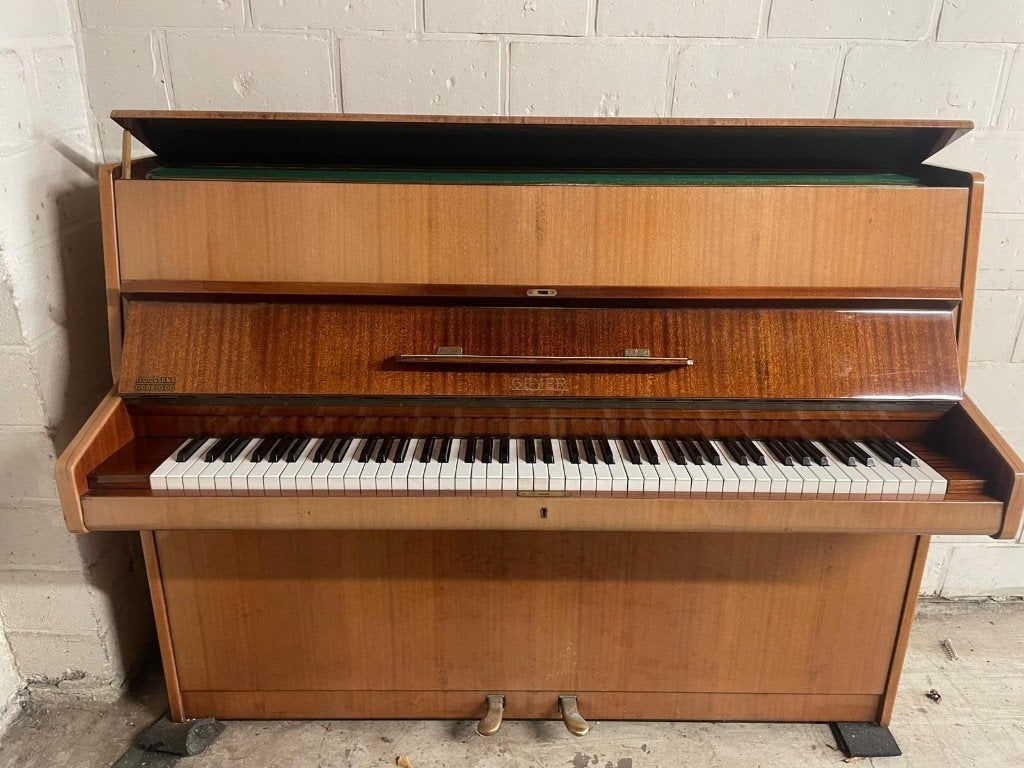 Piano GEYER, Muziek en Instrumenten, Ophalen, Gebruikt, Bruin, Piano