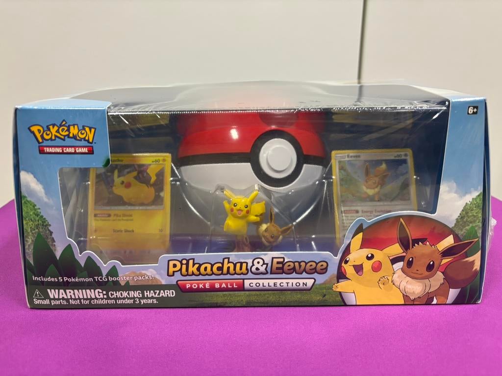 Pokémon: Pikachu & Eevee Pokéball Collection (sealed), Ophalen of Verzenden, Nieuw, Overige typen, Foil