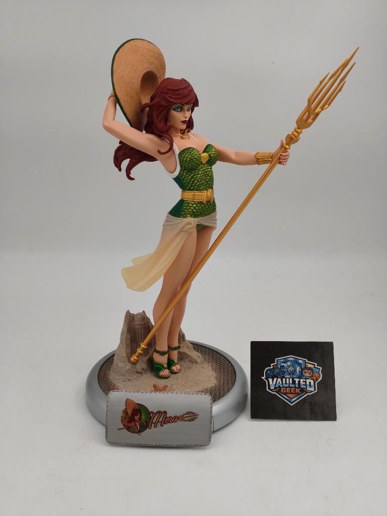Statue Mera Bombshells DC Collectibles Limited, Enlèvement ou Envoi, Comme neuf, Film, Statue, Réplique ou Modèle