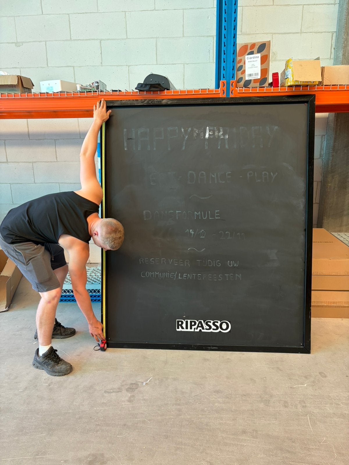 Groot krijtbord voor horeca, Diversen, Schoolborden, Ophalen, Zo goed als nieuw, Krijtbord