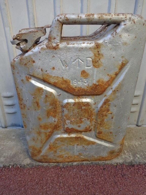 Jerrycan 20l GB Army WD 1943 d"époque, Enlèvement ou Envoi, Armée de terre, Autres types