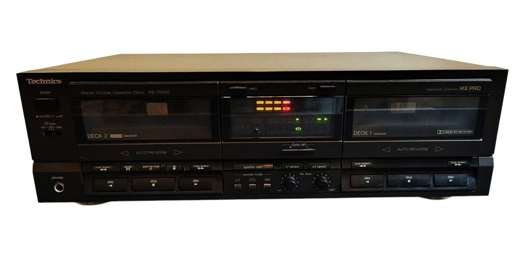 Double Platine Cassette Vintage Technics RS-TR265, Ophalen, Dubbel, Overige merken, Auto-reverse