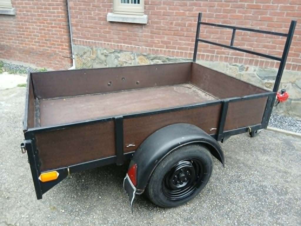 aanhangwagen 2x1,25  500 kg, Ophalen, Zo goed als nieuw