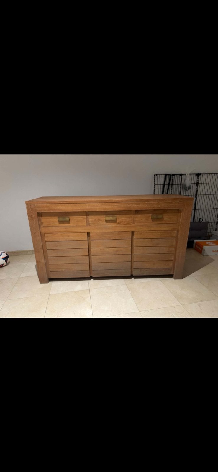 Buffet, Maison & Meubles, Enlèvement, Comme neuf, Teck