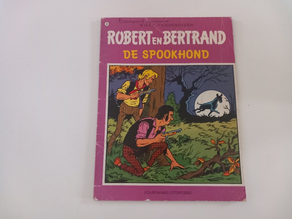 Strip comic Robert en Bertrand De spookhond Vandersteen, Boeken, Stripverhalen, Eén stripboek, Ophalen of Verzenden