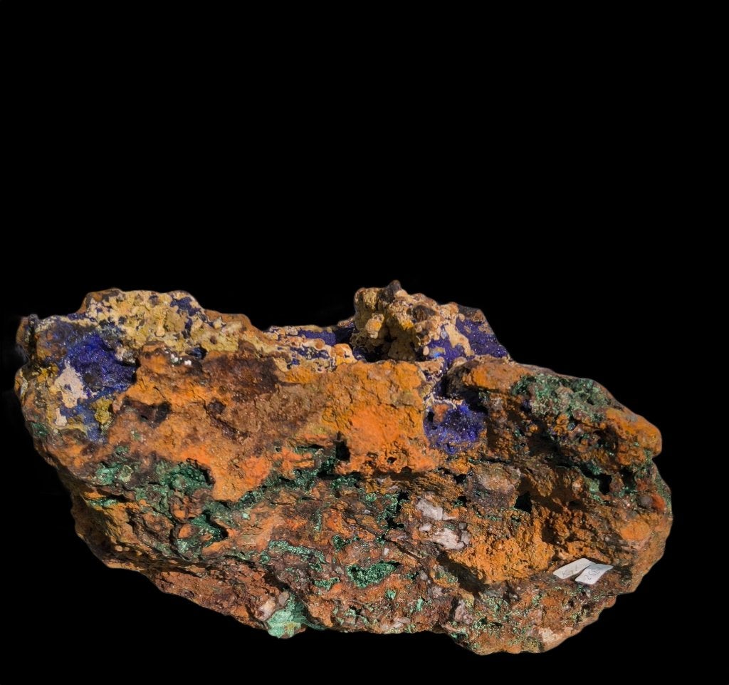 Azuriet & Malachiet in matrix, Ophalen of Verzenden, Mineraal