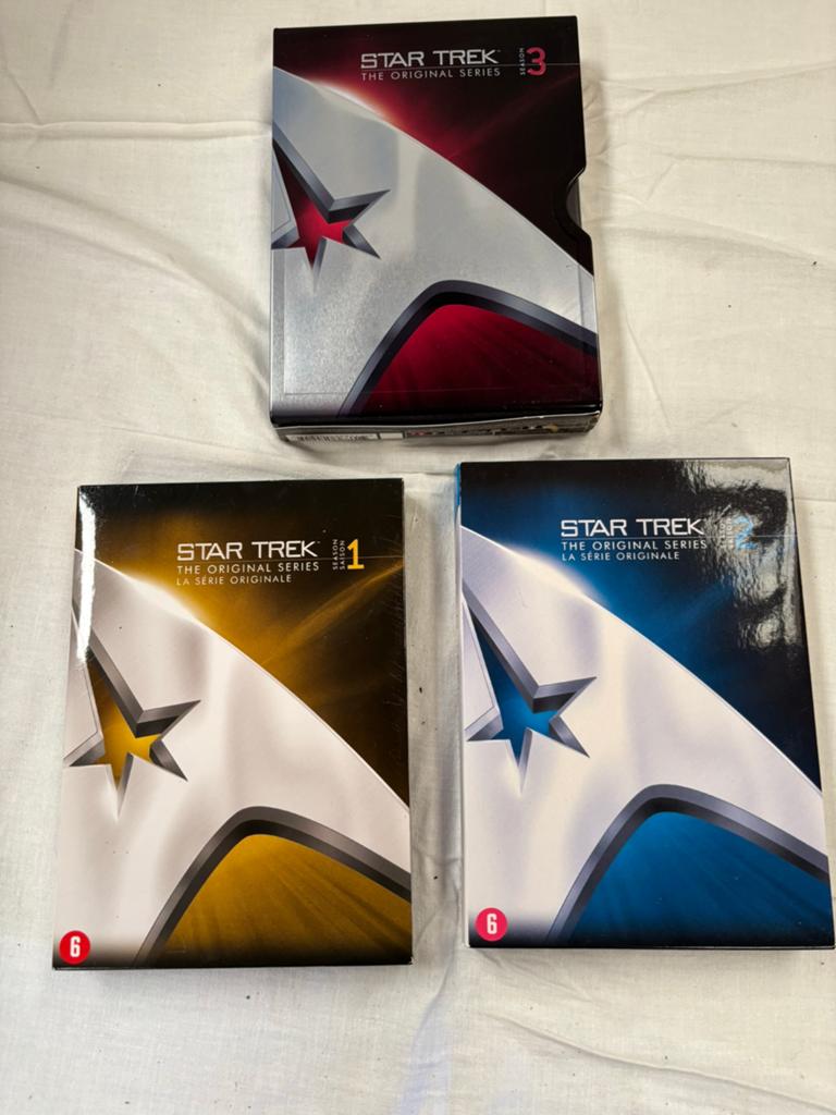 Star trek DVD, series 1,2,3 8+8+7 stuks, Boxset, Ophalen of Verzenden, Zo goed als nieuw, Vanaf 6 jaar