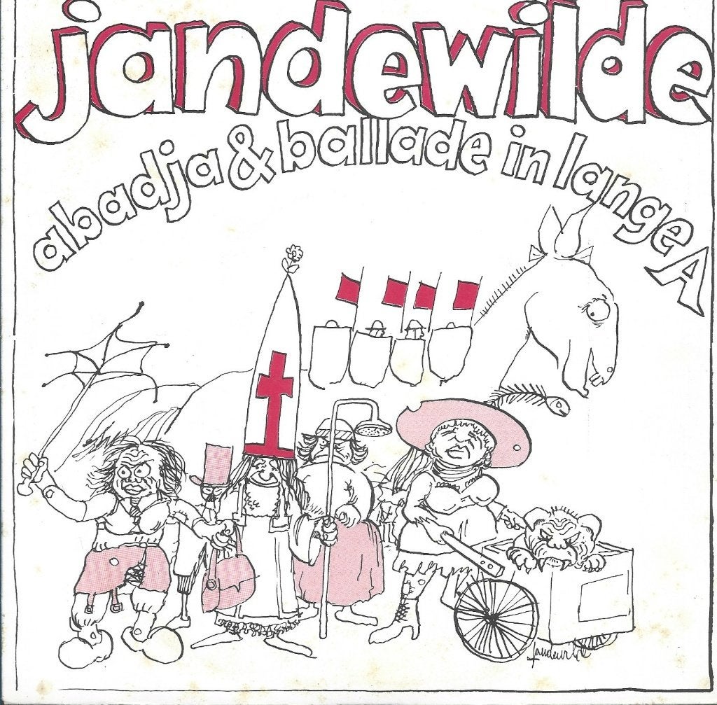 karnaval Aalst jan De wilde abadja ballade in lange a, Cd's en Dvd's, Beschermende buitenhoes, Ophalen of Verzenden, Zo goed als nieuw
