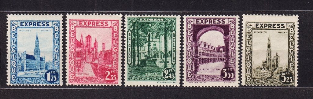 Belgique 1929 COB 292C-292G Timbres Express **, Enlèvement ou Envoi, Non oblitéré, Neuf