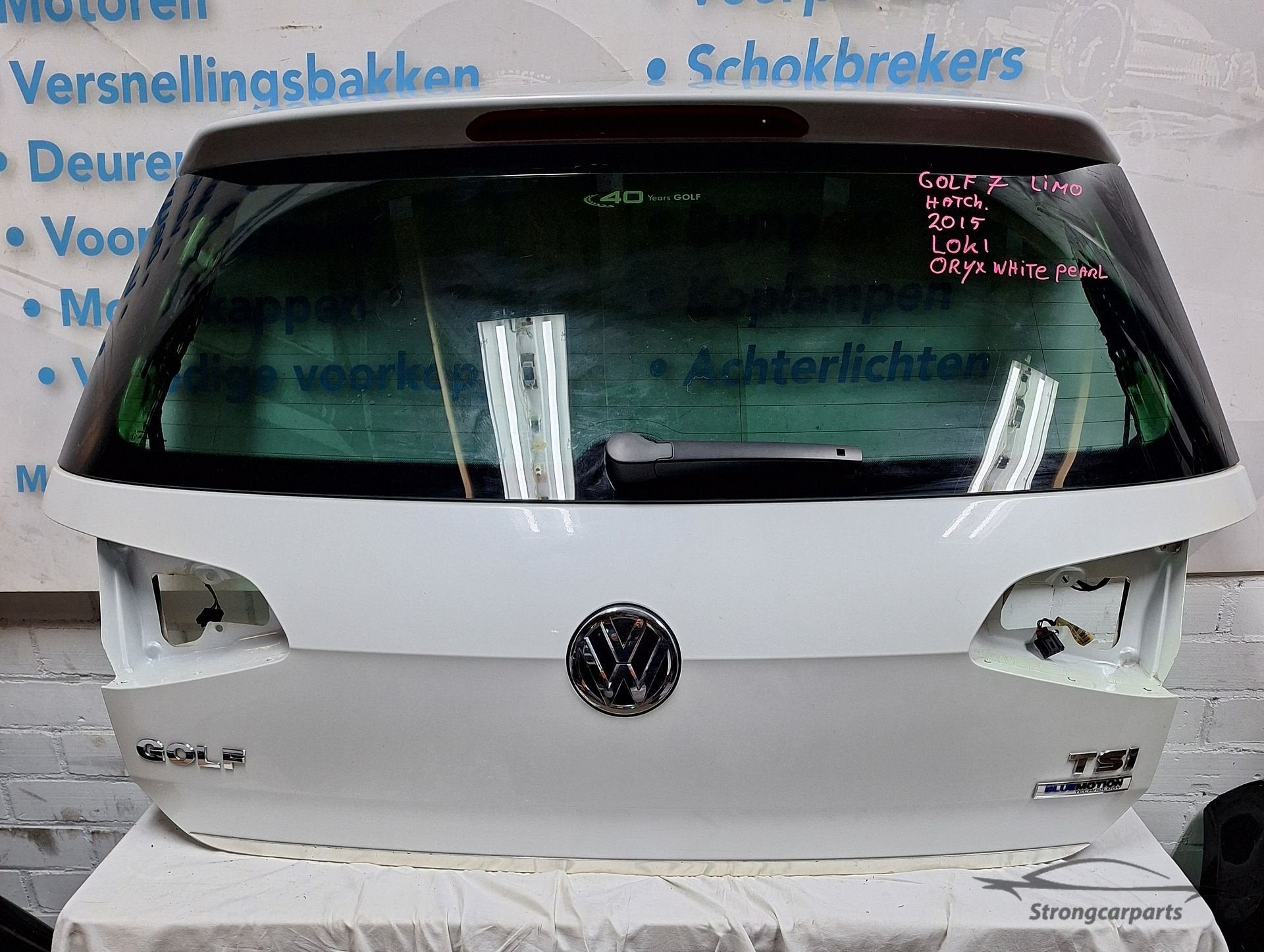 Achterklep VW Golf 7 VII Hatchbak in goede staat kleur L0K1, Arrière, Volkswagen, -, Haillon arrière