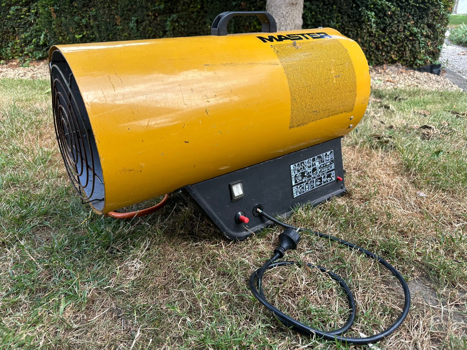 Bouwdroger warmtekanon op gas, Ophalen, Zo goed als nieuw
