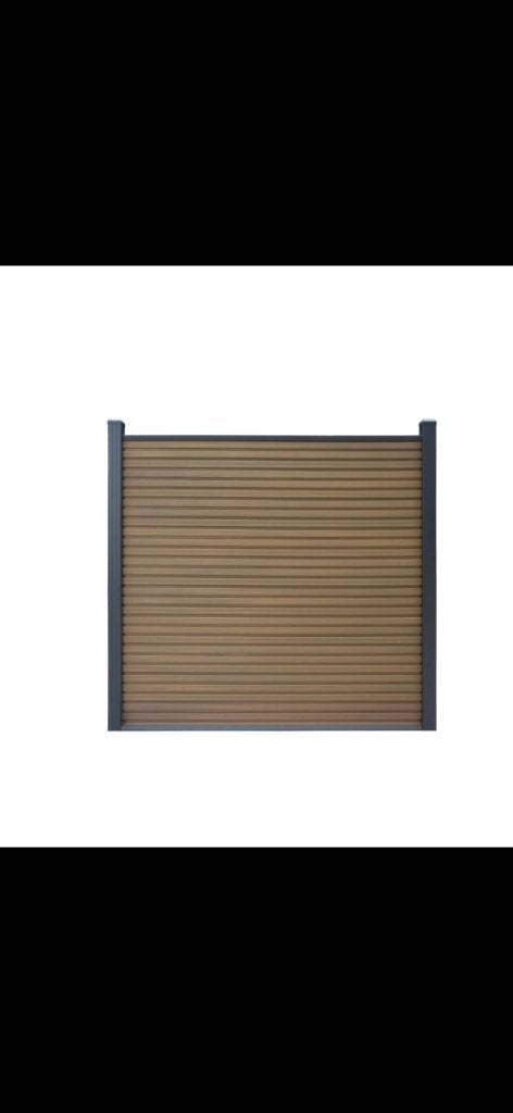 Composiet tuinscherm, Ophalen, 150 tot 200 cm, Composiet, Zo goed als nieuw