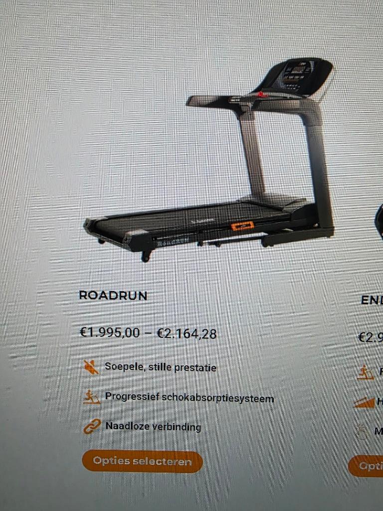 loopband, Sport en Fitness, Ophalen, Kunststof, Buik, Nieuw