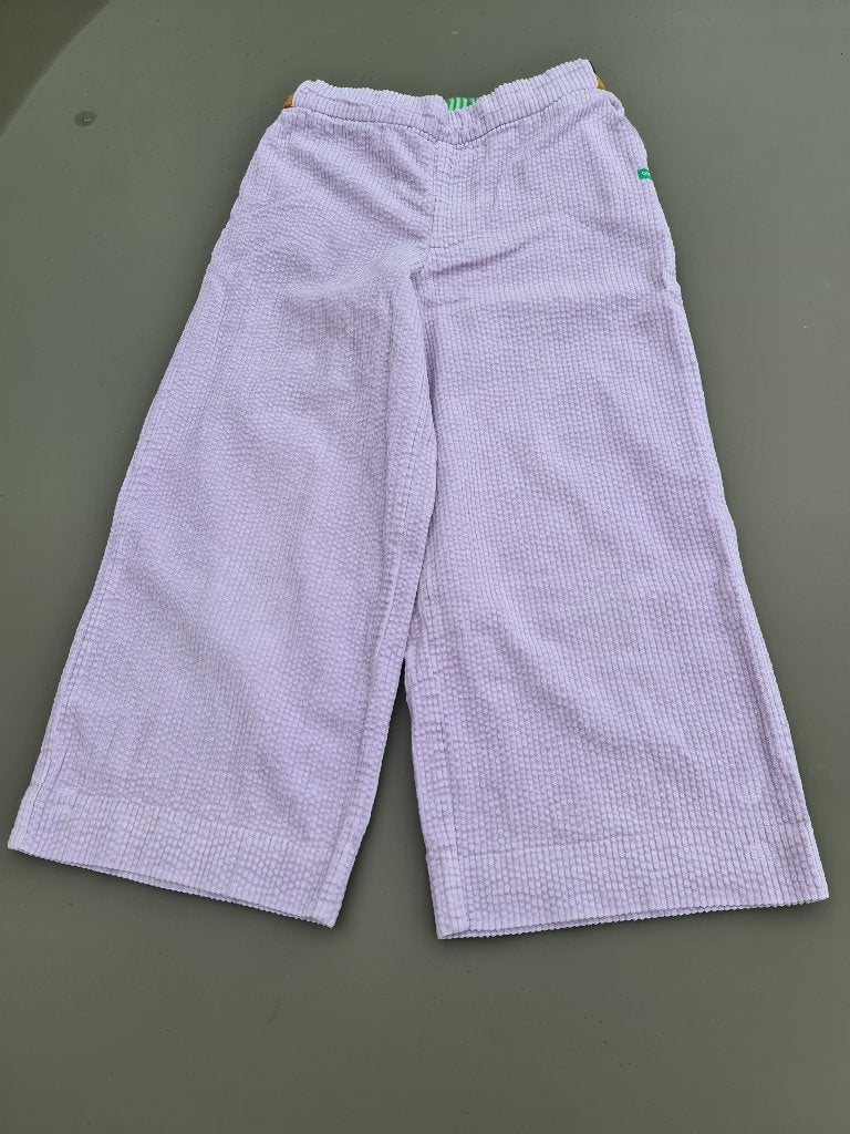 Lila ribfluweel broek, CKS, 140, Kinderen en Baby's, Kinderkleding | Maat 140, Ophalen, Zo goed als nieuw, Broek