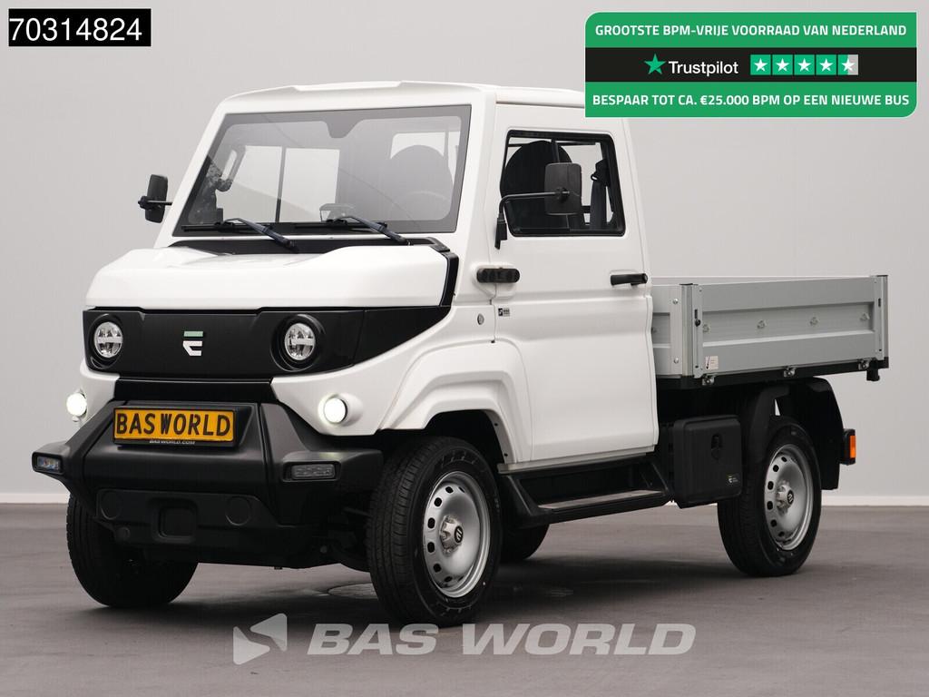 EVUM Motors aCar 4x4 Open Laadbak Pritsche 100% Elektrisch 2, Auto's, Bestelwagens en Lichte vracht, Stof, Wit, 1500 kg, 2 zetels